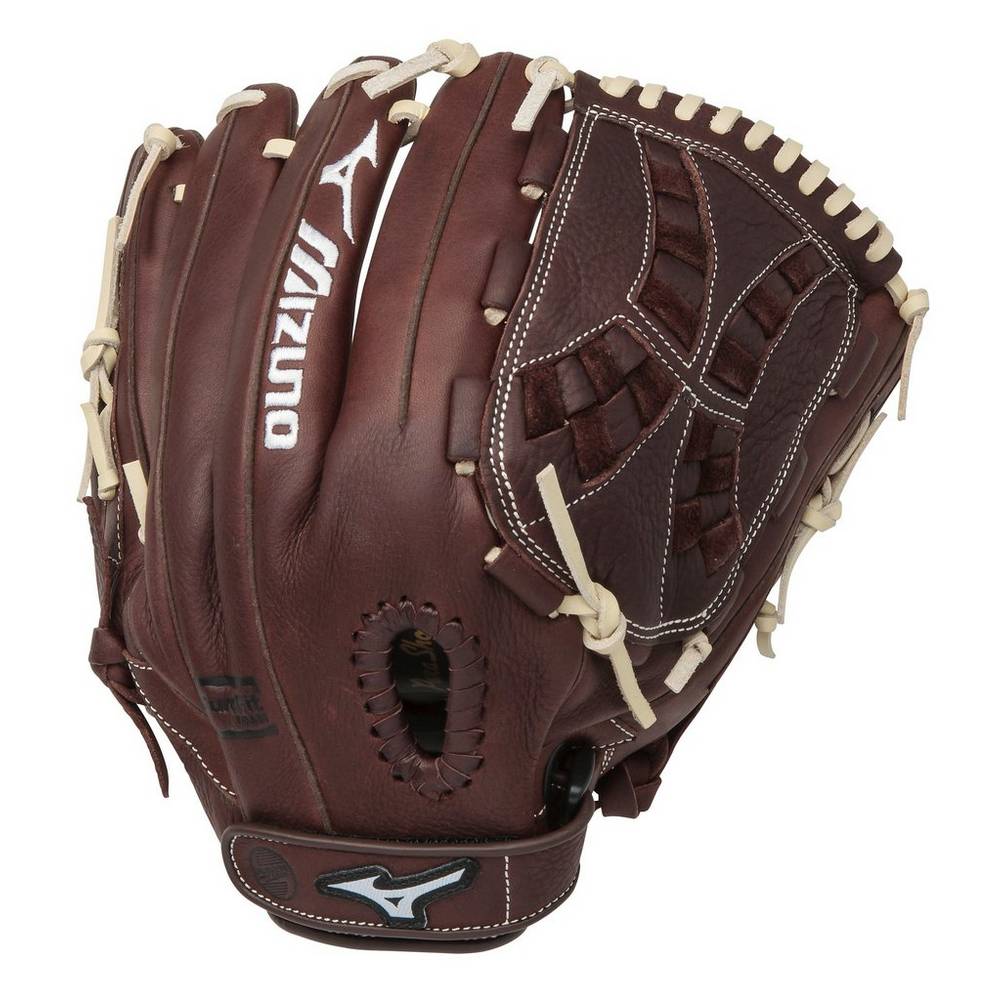 Mizuno Women's Franchise Series Fastpitch Softball Glove 12.5" Coffee (312464-UBD)